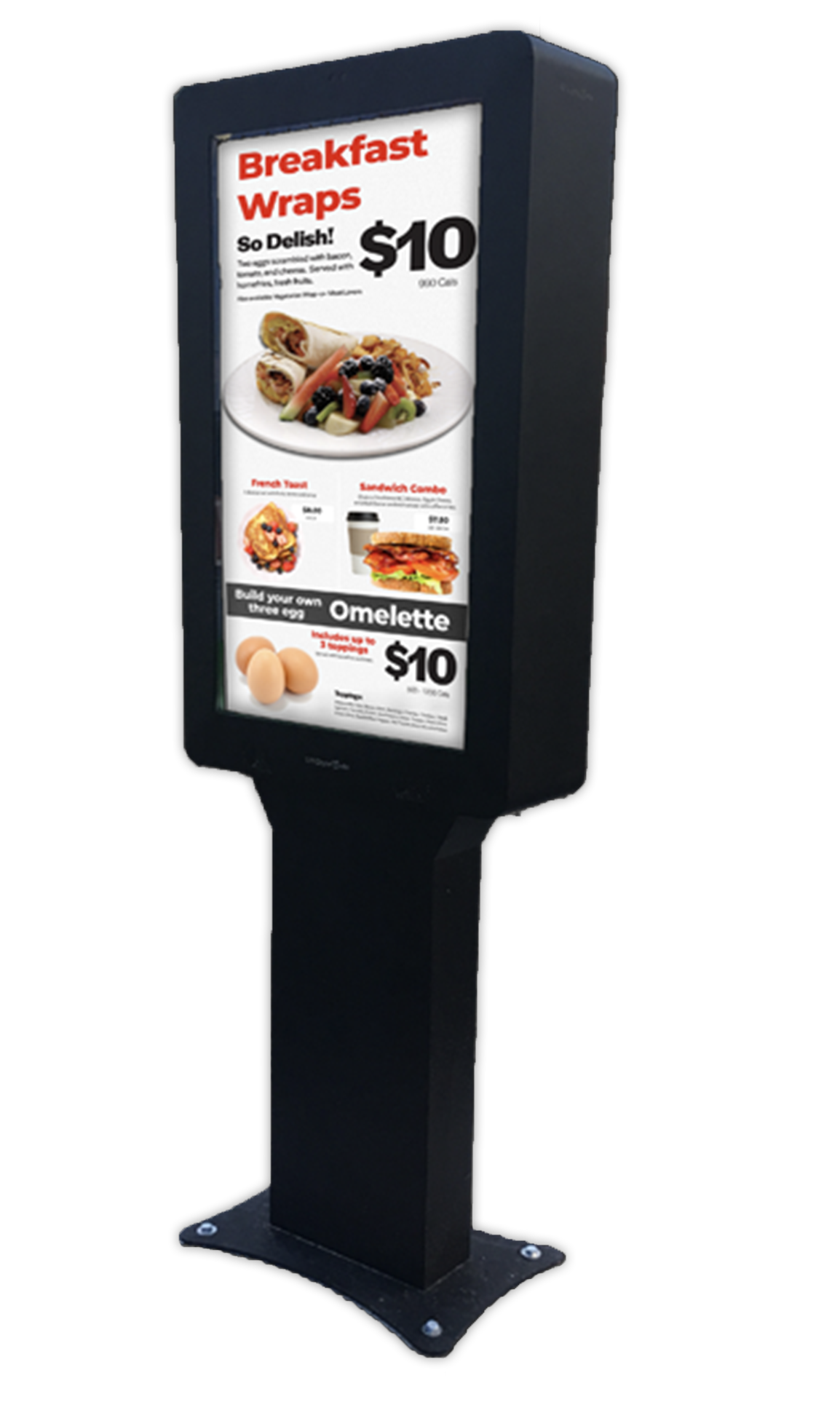 TREND Outdoor Drive-Thru LCD Menu Board - 55 TREND Outdoor Drive-Thru LCD Menu Board - 55